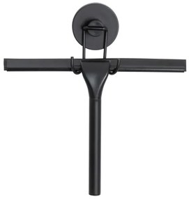 WENKO 24731100 - stierka do sprchy VACUUM-LOC, okrúhla, 24,5 x 25 cm, čierna