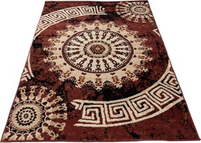 TA Koberec K870A BROWN CHEAP PP BGX Hnedý Obdĺžnikový Rozmer: 140x200 cm
