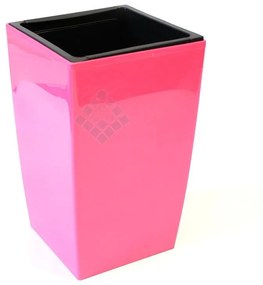 Schetelig CUBICO P hranatý kvetináč, sivý, ↔ 16 x ↕ 26 cm