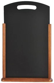 Stolná tabulka Securit HANDLE s popisovateľným povrchom 30x50cm, lakovaný, Dark Brown