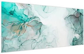 Obraz - Atramentová abstrakcia 2 (120x50 cm)