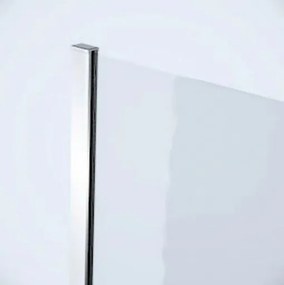 Cersanit Moduo - bočná stena 80x195cm, chrómový profil-číre sklo, S162-007