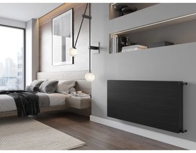 Mexen, Panelový radiátor Mexen Line CL22 600 x 400 mm, bočné pripojenie, 633 W, čierny - W422L-060-040-70