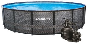 Marimex | Bazén Marimex Florida 4,57 x 1,32 m s filtráciou - motív RATAN | 19900081