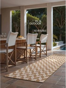 Krémovobiely/v prírodnej farbe vnútorný a vonkajší behúň 80x200 cm Haringey Terrick – Ted Baker