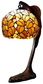 Jantar lampa Tiffany 48*20Ø AMBER