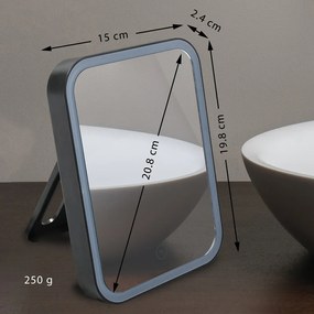 Kozmetické zrkadlo s osvetlením 15x20 cm Ania – MSV