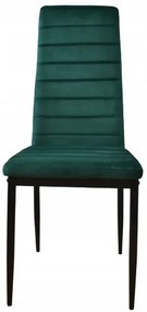 Jedálenská stolička Chicago zamatová zelená