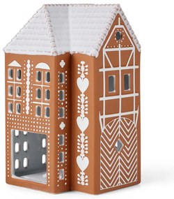 Keramický svietnik na čajovú sviečku Gingerbread Lighthouse – Kähler Design