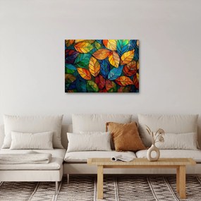 Obraz - Mozaika z listov (70x50 cm)