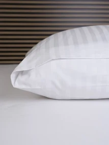 Hotelová obliečka na vankúš 50 x 70 cm - prúžok 20 mm