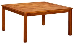 Záhradný konferenčný stolík 85x85x45 cm akáciový masív