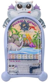 LEAN TOYS Pinball arkádová hra – Dinosaurus, drak modrý