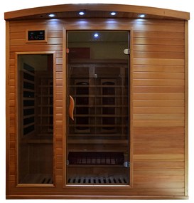 M-Spa - Infrasauna karbón-keramika pre 4 osoby 175 x 135 x 190 cm 2,6 kW (MSPACP4)