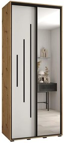 Skriňa 45 Canaris 13 110 artisan/biela/čierna