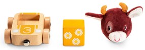 Lilliputiens - súprava 3 drevených autíčok - Farma