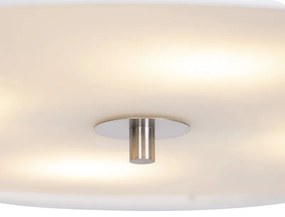 Rustikálne stropné svietidlo biele 50 cm - Drum