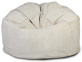 Sedací vak z manšestru – pohodlné kreslo na leňošenie a relax Farba: SZ03 - béžová