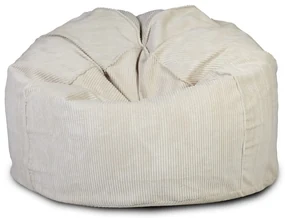Sedací vak z manšestru – pohodlné kreslo na leňošenie a relax Farba: SZ03 - béžová