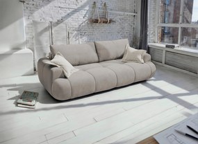 XXXLutz ROZKLADACIA POHOVKA, plast, textil, kompozitné drevo, béžová MID.YOU - Sedačky - 000694009403