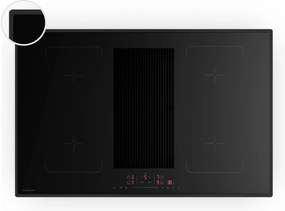Klarstein Velaire flexi-indukčná varná doska s integrovaným digestorom Elegantná, minimalistická, výkonná 8400 W 80 cm