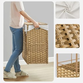 Plastový kôš na bielizeň 66 x 33 x 66 cm