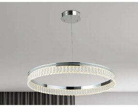 LED stmievateľný krištáľový luster na lane THALIA LED/55W/230V 3000-6000K + diaľkové ovládanie
