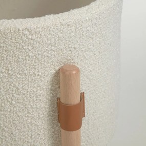 Biela postieľka 39x72 cm Adara – Kave Home