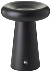 Brilliant LED stmievateľná dotyková stolná lampa MUFFIN LED/3W/5V USB IP44 čiern