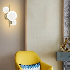 ONLI - Nástenné svietidlo PALOMA 3xG9/10W/230V zlatá