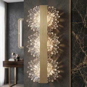 Toolight Toolight, LED nástenné svietidlo, 9W, 500lm, 4000K, G149-3W, zlatá matná, OSW-04705