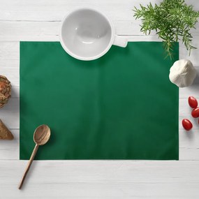 Biante Saténové prestieranie na stôl polyesterový Satén LUX-012 Zelené 30x40 cm