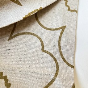 Marimekko Látkové prestieranie Unikko Pieni Piirto sada 2ks béžové zlaté