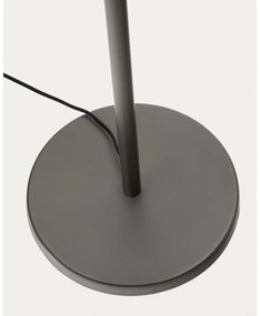 Tmavozelená stojacia lampa s textilným tienidlom (výška 153 cm) Navat – Kave Home