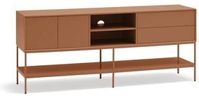 TV stolík v tehlovej farbe 175x74x45 cm Platt – Teulat