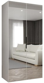 Skriňa Marbella III 100 biela/čierna