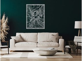 drevko Drevený obraz Anjel s husľami Rozmer obrazu: 44,5 x 32,5 cm, Farba dekorácie: Čierna