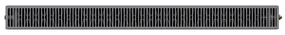 Mexen, Panelový radiátor Mexen CV22 600 x 1100 mm, spodné pripojenie, 1818 W, antracit - W622-060-110-66