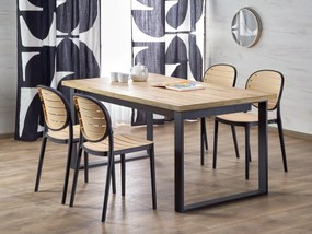 Jedálenský stôl Cardinale (dub wotan + čierna) (pre 6 a viac osôb). Vlastná spoľahlivá doprava až k Vám domov. 1092378