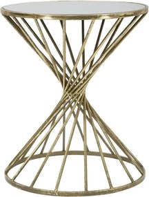 Odkladací stolík Hypnos 50 cm zlatý