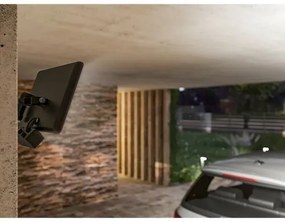 Panlux LED reflektor s PIR senzorom Vana S Evo čierna, IP65, 30 W