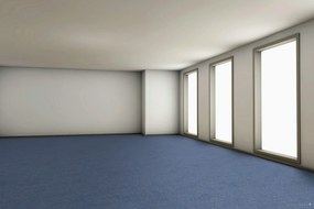 Betap, AKCIA: 165x400 cm Metrážny koberec Lion 81, šíře, modrá, ab (mriežka), chodba / predsieň