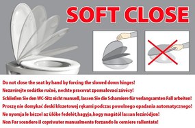 GSI GSI, NORM/PURA WC sedátko, Soft Close, biela, MS86CN11