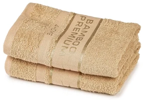4Home Bamboo Premium uterák béžová, 50 x 100 cm, sada 2 ks