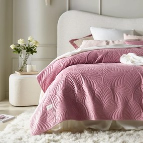 Dekorstudio Zamatový prehoz na posteľ FEEL - staroružový Rozmer prehozu (šírka x dĺžka): 170x210cm