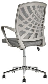 Otočná kancelárska stolička sivá BONNY Beliani