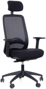 SEGO Kancelárska stolička BARRA čalúnenie BASIC čierna