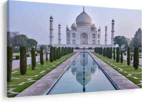 Obraz - Taj Mahal za východu slnka (90x60 cm)