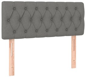 Čelo k boxpringovej posteli 90 cm tmavosivé