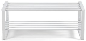 Biely kovový stojan na topánky Rex – Spinder Design